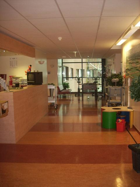 receptie + fitnesshok